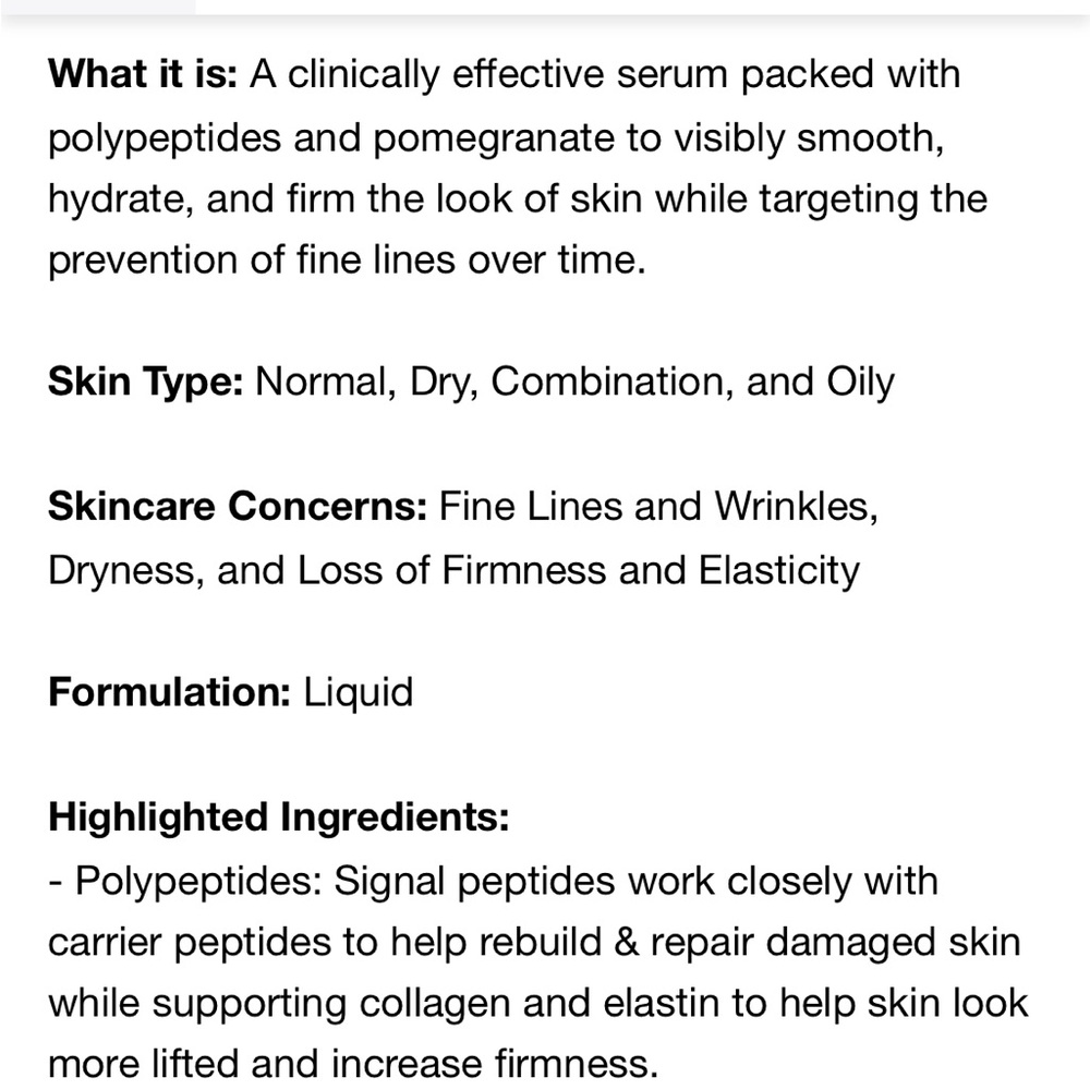 Glow Recipe Pomegranate Peptide Firming Serum - Picture 4 of 7